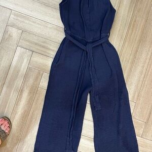 Saks Fifth Avenue Dark Blue Jumpsuit size Small
